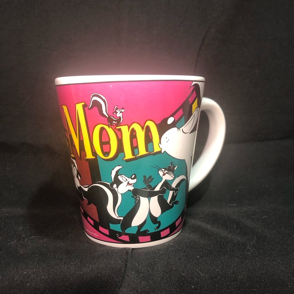 VINTAGE 1999 WARNER BROS PEPE LE PEW “MOM” MUG